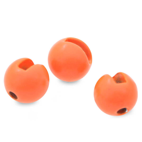 FFGene Tungsten Slotted Beads Fl. Orange (10)