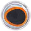 9.5 mm - Silver with Orange Rim Black Pupil