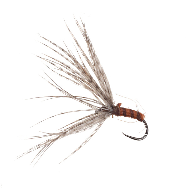 Tenkara Orange Ribbed Black Spider