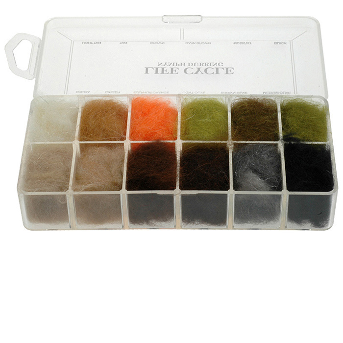 Wapsi Fly Tying Dubbing Dispenser - Synthetic Waterproof Dubbing For Fly Fishing