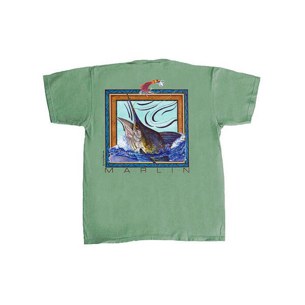 Flying Fisherman Marlin Tee - Willow