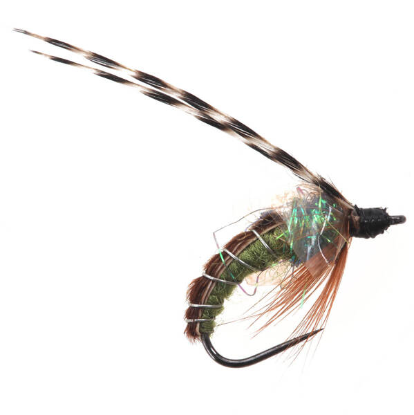 Sparkle Caddis Pupa Green (1)