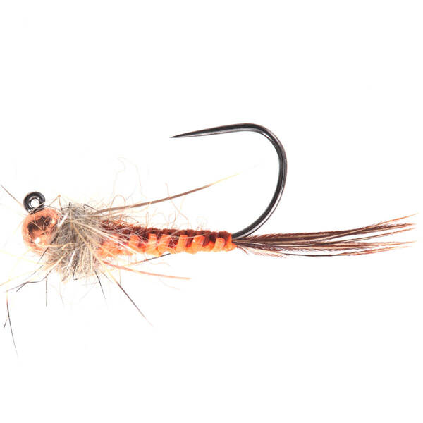 Orange Woven Back Brown Jig