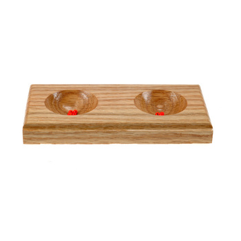Fly Furniture Hook-A-Bead Dish Двойна купичка за материали