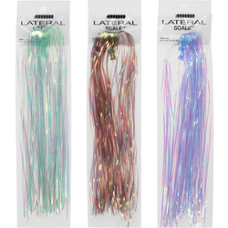 Flashfibre til fluebinding Hedron Dyed-Pearl Lateral Scale