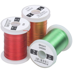 Sybai Flat Colour Wire Medium 绑蝇用彩色扁平肋丝