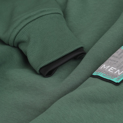 Taimen Menza broderad huvtröja – Dk. Green