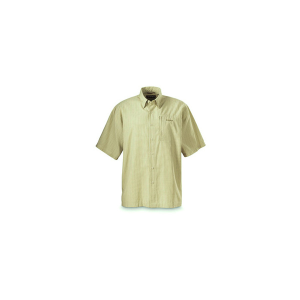 Simms Microcheck Pucker Shirt SS Green