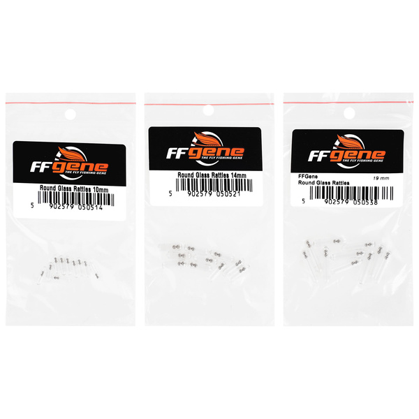 FFGene Round Glass Rattles