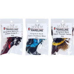 Hareline rõngaskael-faasani kaelasulgedega nahatükk