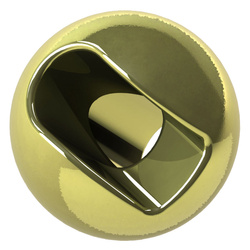 Volframa pērlītes FFGene Tungsten Anodized Slotted Beads