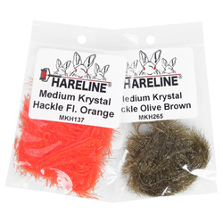 Hareline Medium Krystal Hackle