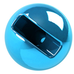 FFGene Tungsten Anodized Slotted Beads (Small Hole)