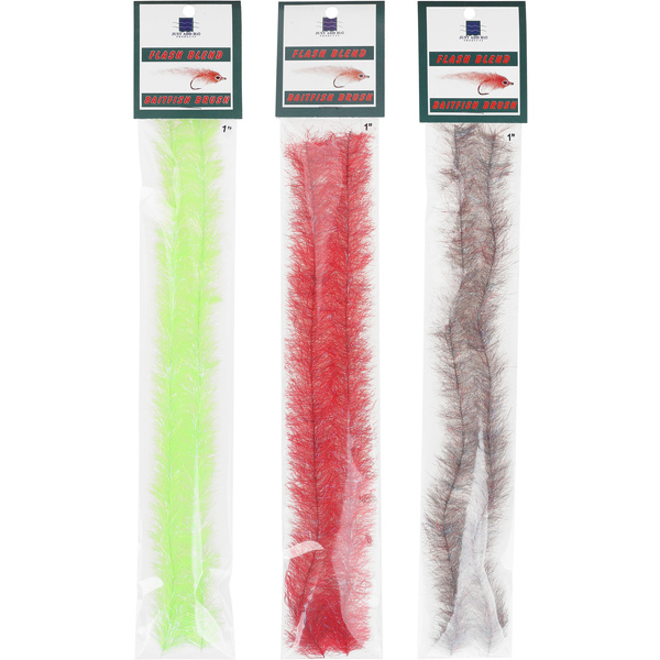 Стримерный браш H2O Flash Blend Baitfish Brush 1 inch (flash)