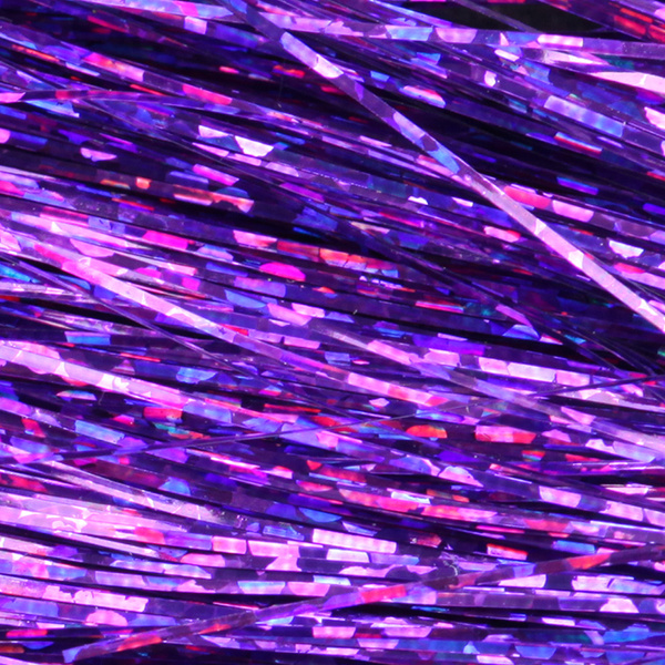 Syntetiske fibre til fluebinding Hedron Holographic Flashabou