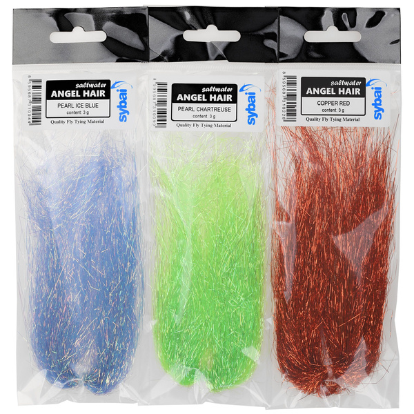 Synteettiset perhonsidontakuidut Sybai Saltwater Angel Hair