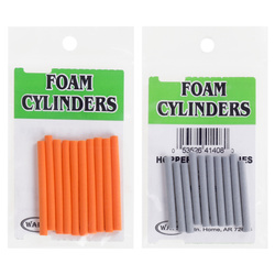 Wapsi Foam Cylinders. Hoppers. 1/8 in Foam