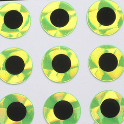 Muselių rišimo akys Hareline Adhesive Eyes