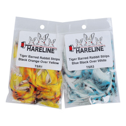 Hareline Tiger Barred Rabbit Strips