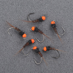 Orange T.G. Pheasant Tail Jig