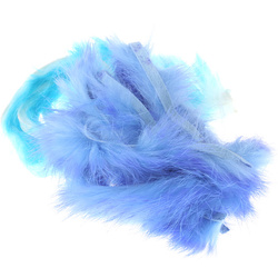 Hareline tofarvede zonkerstrimler af kaninskind