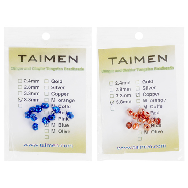 FFGene Tungsten Mayfly. Clinger. Crawler Heads