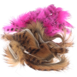 Hareline Barred Rabbit Strips