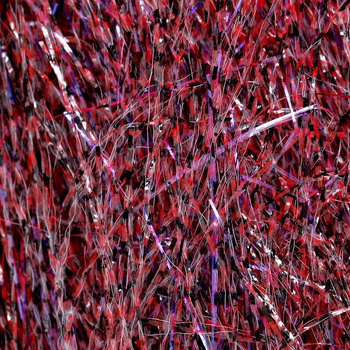 Syntetisk fiberfrynse Hareline Senyo's Barred Predator Wrap