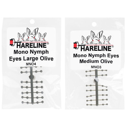 Muselių rišimo akys Hareline Mono Nymph Eyes