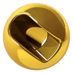 Tungstenperler FFGene Tungsten Anodized Slotted Beads