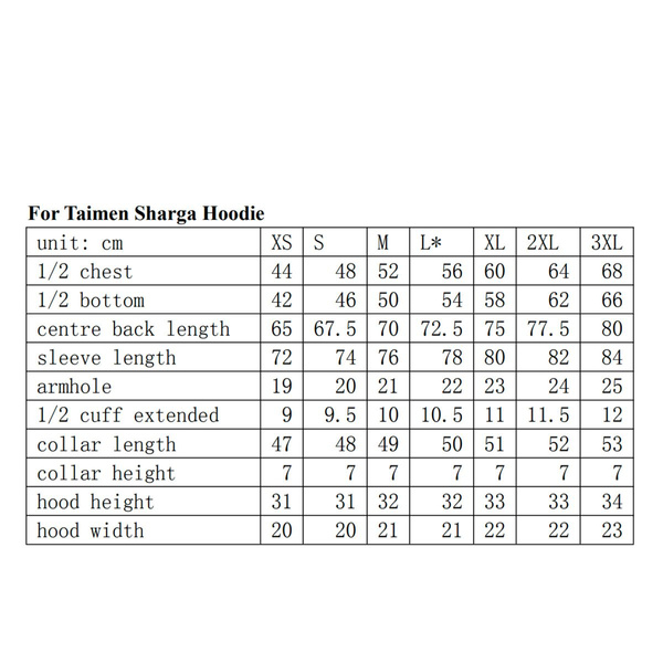 Hoodie Taimen Sharga Heavy Weight