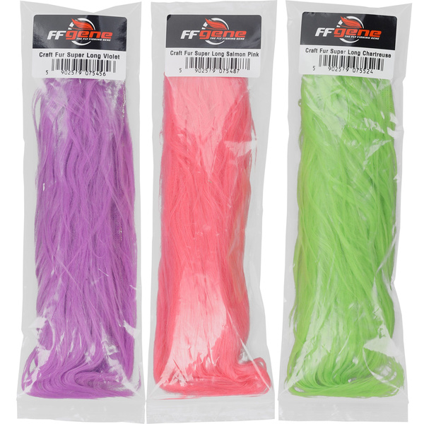 Pelo sintético com base têxtil FFGene Craft Fur Super Long