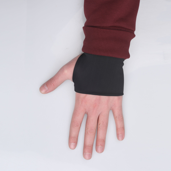 Sweat com capuz e bordado Taimen Menza - Burgundy