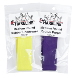 Hareline Medium Round Rubber