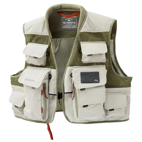 Simms Vertical Mesh Vest Khaki