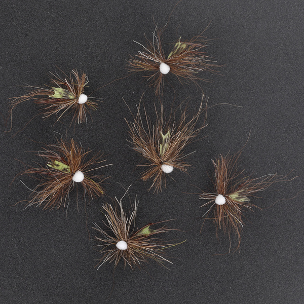 Parachute Hair Nat. Olive Caddis