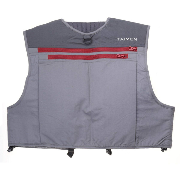 Taimen Rauchua Fly Fishing Vest - Grey