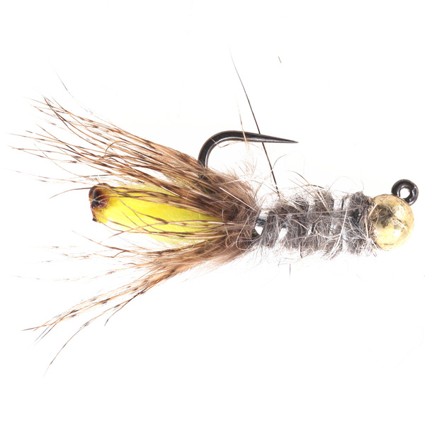 Peeping Caddis Jig Yellow