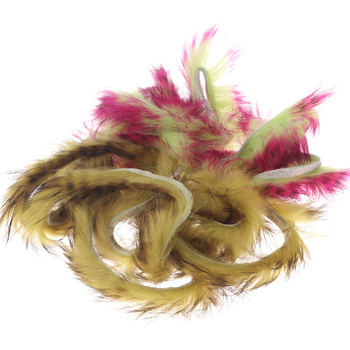 Hareline 虎斑纹兔毛皮条