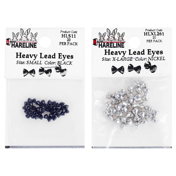 Bindøjne Hareline Heavy Lead Eyes Large