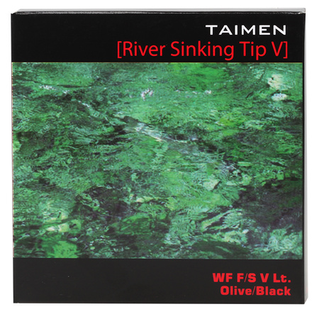 Taimen River Sinking Tip V WF-F/S5 Olive/ Perhosiima