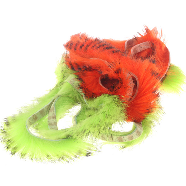 Hareline Barred Magnum široké pásiky z králičej kožky so srsťou