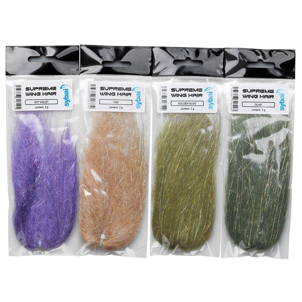 飞蝇绑制用合成纤维 Sybai Supreme Wing Hair