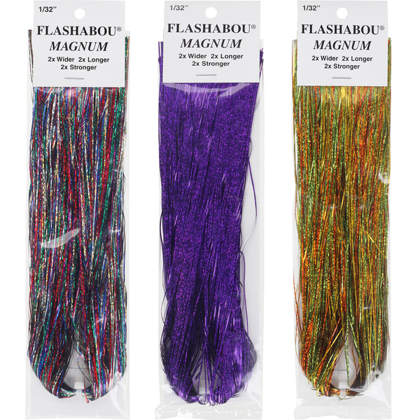Syntetiske fibre til fluebinding Hedron Holographic Flashabou Magnum