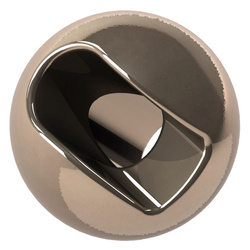 Wolfrámové korálky FFGene Tungsten Anodized Slotted Beads