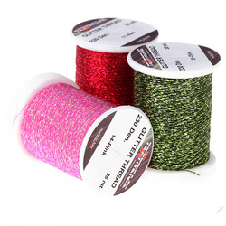 Dekoratyvinis žvilgantis siūlas muselių kūneliams Textreme Glitter Thread (230 Den.)