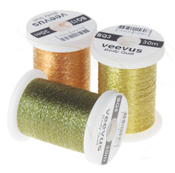 Gennemskinnelig tinsel til fluekroppe Veevus Body Quills