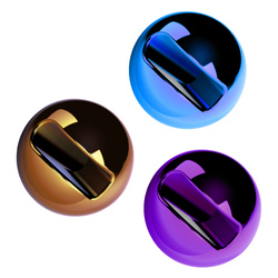 Волфрамови мъниста FFGene Tungsten Slotted Bright Beads