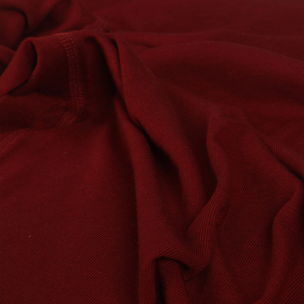 Taimen Ussuri Fresh Merino rövid ujjú, merinógyapjú-keverékből készült póló - Burgundy