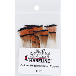 Hareline Φτερά tippet από τον λαιμό χρυσού φασιανού
